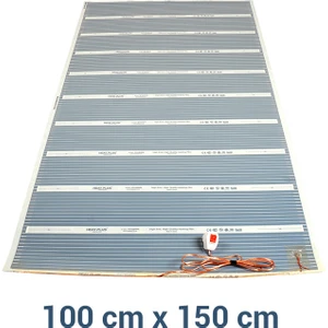 Heat Plus Elektrikli Yerden Isıtma  Termostatlı Karbon Film 100cm 150cm