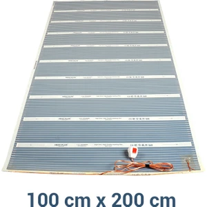 Heat Plus Elektrikli Yerden Isıtma  Termostatlı Karbon Film 100cm 200cm
