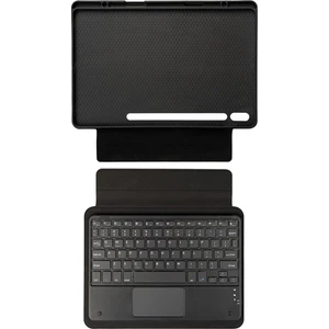 Galaxy Tab S7 Fe Lte 12.4" Uyumlu Klavyeli Kılıf Standlı Bluetooth Klavye Trackpad Keyboard