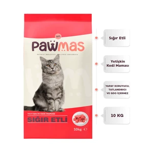 Sığır Etli Yetişkin Kedi Maması 10 kg