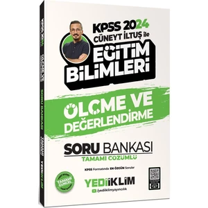 Yediiklim Yayınları 2024 KPSS Eğitim Bilimleri Ölçme ve Değerlendirme Soru Bankası