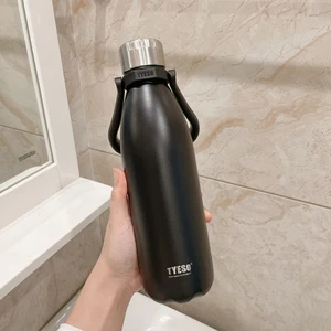 Yüksek Görünüşe ve Büyük Kapasitesi Olan Kızlar Için Basit Bir Fincan, Erkek Öğrenci Fincan, 308 Merdiven Çelik Spor Şişesi (Yurt Dışından)