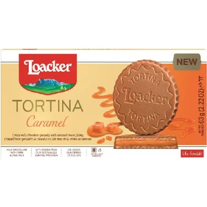 Loacker Tortına Caramel 63 Gr. - Karamelli Gofret