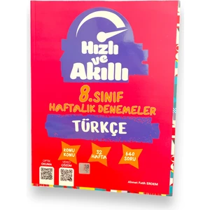 Tammat Yayınları Hızlı ve Akıllı 8. Sınıf Türkçe Haftalık Denemeler