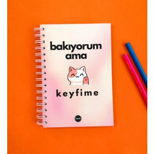 Bakıyorum Ama Keyfime 21x14Cm A5 Sketch Book - Eskiz Defteri - 270 Gr - 36 Yaprak