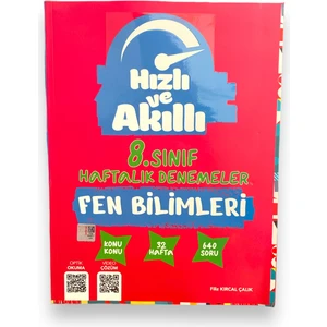 Tammat Yayınları Hızlı ve Akıllı 8. Sınıf Fen Bilimleri Haftalık Denemeler