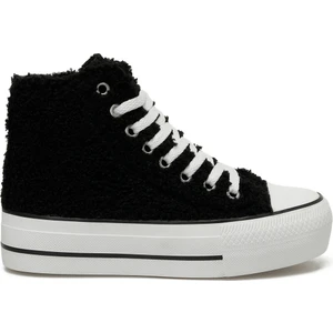 23K-267 3pr Siyah Kadın Sneaker Bot