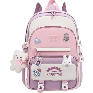 Okul Çantası Ins Tarzı Kadın Sevimli Kore Versiyonu Lise Öğrencisi Ortaokul Öğrencisi Ilkokul Öğrencisi Üçüncü Ila Beşinci Sınıf Sırt Çantası Sırt Çantası (Yurt Dışından)
