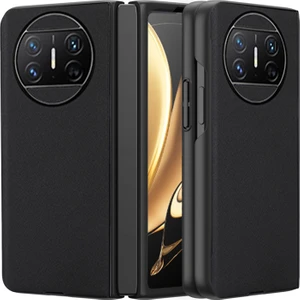 Huawei Mate X3 Için Deri Desenli Plastik Koruma Kılıf - AL3156