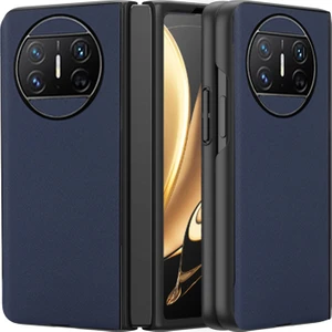 Huawei Mate X3 Için Deri Desenli Plastik Koruma Kılıf - AL3156