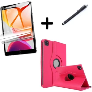 Apple iPad Pro 11 1. 2. 3. 4. Nesil Kılıf Dönen Tablet Kilifi Ekran Koruyucu+Kalem