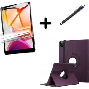 Apple iPad Pro 11 1. 2. 3. 4. Nesil Kılıf Dönen Tablet Kilifi Ekran Koruyucu+Kalem