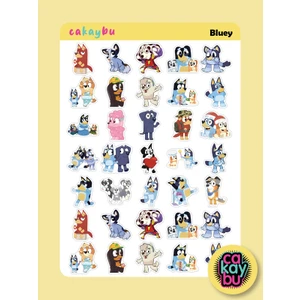 Bluey Sticker A4 1 Sayfa