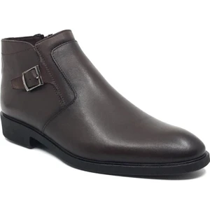 Taşpınar Ayakkabı  %100 Hakiki Deri Erkek Günlük Kışlık El Yapımı Rahat Klasik Tokalı Bot 39-45