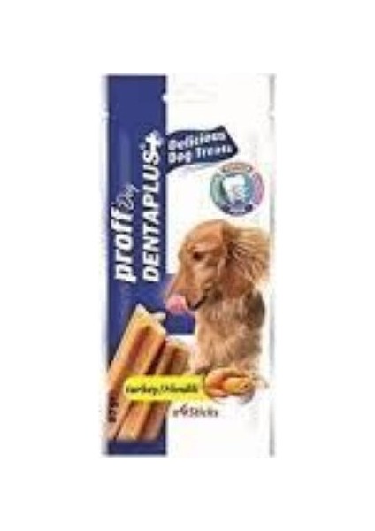 Dental Plus 4 Lü Hindili Köpek Ödülü Diş Temizleyici Kaşıyıcı