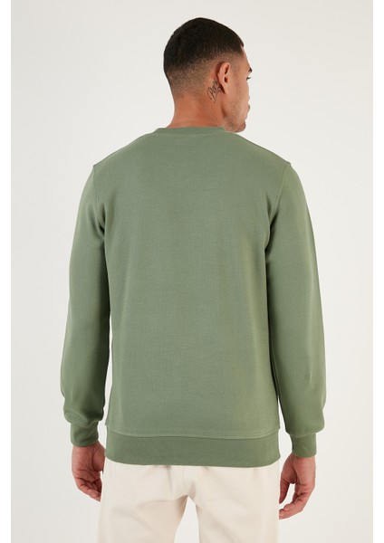 Pamuklu Regular Fit Bisiklet Yaka Sweat Erkek Sweat 5905453 indirimleri