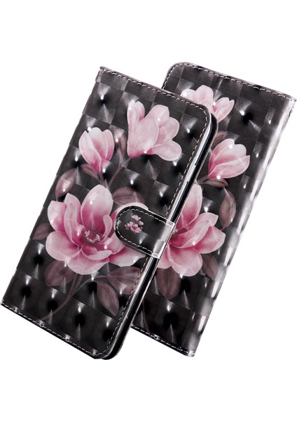 Işık Spot Dekor Deri Cüzdan Telefon Kılıfı Xiaomi Redmi Not 7/not 7s/not 7 Pro (Hindistan) -Pink (Yurt Dışından)