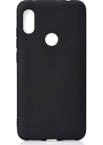 Xiaomi Redmi Note 6 Pro-Black Için Düz Renk Yumuşak Mat Tpu Geri Kılıf (Yurt Dışından)