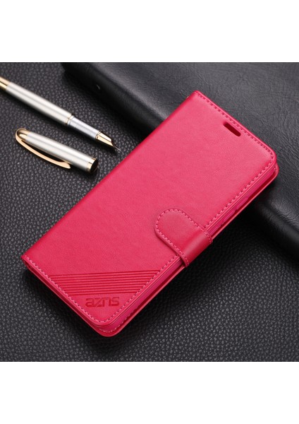 Xiaomi Redmi Için Deri Cüzdan Kılıfı Not 8-Rose (Yurt Dışından)