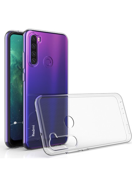 Xiaomi Için Redmi Note 8t Şeffaf Ultra Ince Telefon Kılıfı Kıç Çizgi Anti Tpu Arka Kapak Koruyucu (Yurt Dışından)