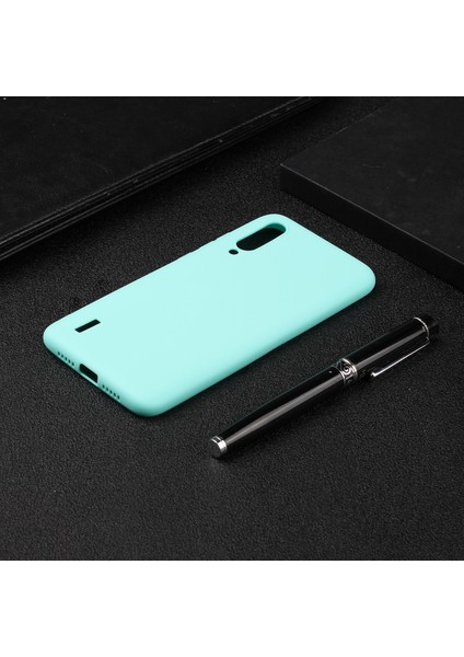 Xiaomi Mi Cc9-Cyan Için Saf Renk Yumuşak Tpu Telefon Kasası (Yurt Dışından)