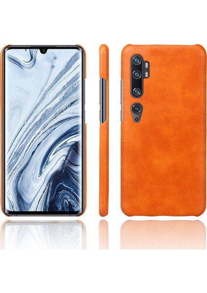 Xiaomi Mi Cc9 Pro/ Mi Için Crazy Horse Pu Deri Kaplamalı Sert Pc Kılıfı Not 10/ Mi Note 10 Pro-Pro-Onge (Yurt Dışından)