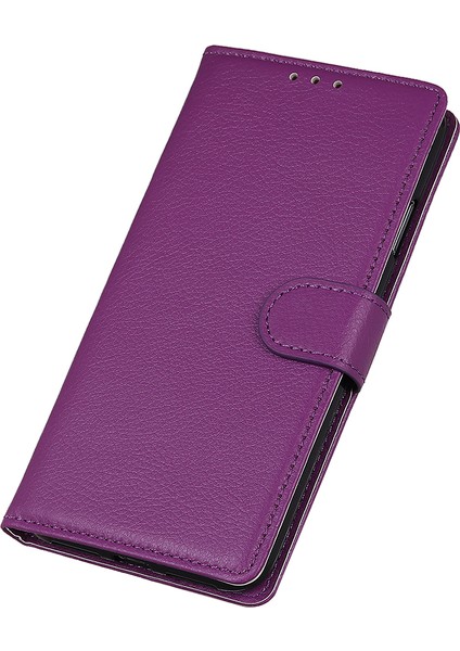 Xiaomi Redmi Için Klasik Litchi Doku Pu Deri Cüzdan Kılıfı (Yurt Dışından)