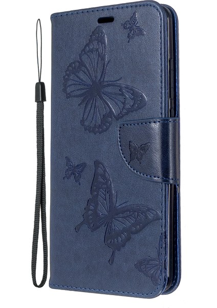 Xiaomi Redmi 8-Blue Için Kelebek Pu Deri Cüzdan Kılıfı (Yurt Dışından) fiyatları