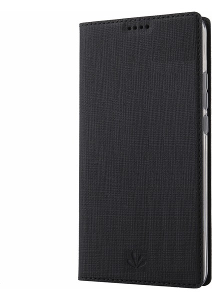 Dmx Çapraz Doku Stand Deri Kartı Tutucu Xiaomi Mi 10/mi 10 Pro-Black (Yurt Dışından)