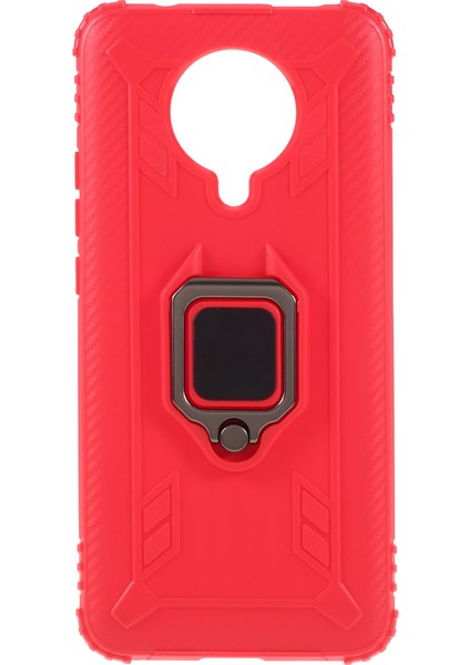 Xiaomi Redmi K30 Pro/poco F2 Pro-Red Için Parmak Kickstand Tpu Kılıfı (Yurt Dışından)
