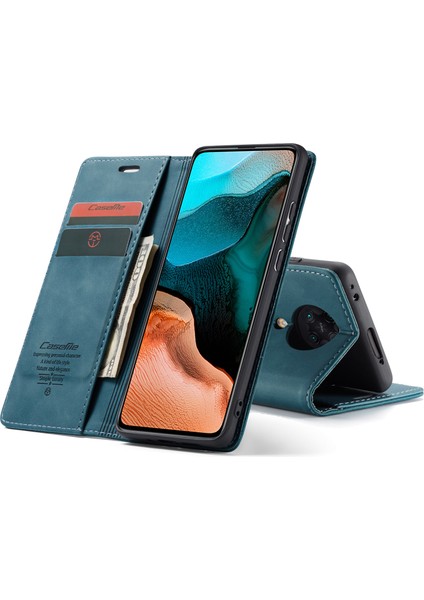 Xiaomi Redmi K30 Pro/poco F2 Pro-Blue Için Otomatik Emilmiş Deri Kılıf (Yurt Dışından) modelleri