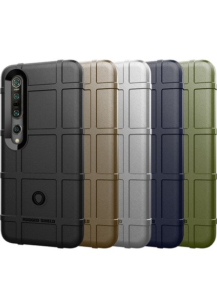 Anti-Shock Square Grid Doku Tpu Tpu Telefon Kılıfı Xiaomi Mi 10 Pro/mi 10 Yeşil (Yurt Dışından) fiyatları
