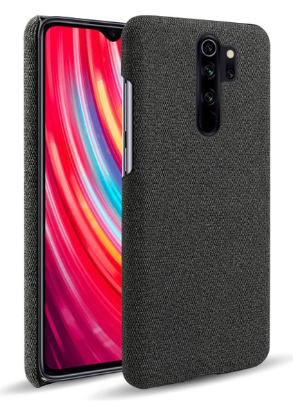 Xiaomi Redmi Note 8 Pro-Black Için Kumaş+Pc Mobil Koruyucu Telefon Kasası Kapağı (Yurt Dışından)
