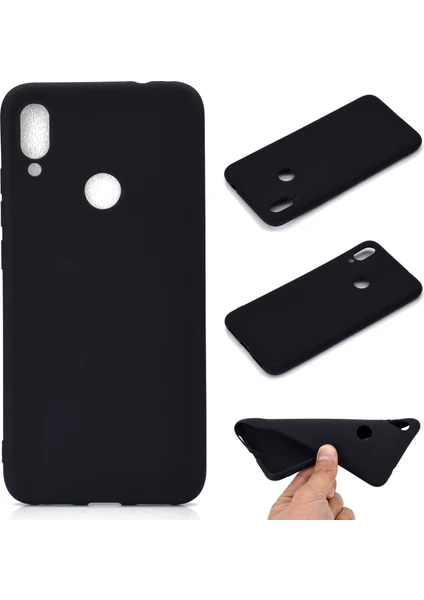 4U Sky Xiaomi Redmi Için Yumuşak Buzlu Tpu Kılıfı Not 7s/not 7/not 7 Pro (Hindistan) -Black (Yurt Dışından)