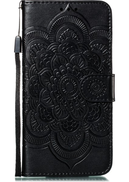 Xiaomi Redmi K20/MI 9t/redmı K20 Pro/mi 9t Pro-Black Için Mandala Çiçek Deri Cüzdan Kılıfı (Yurt Dışından) fiyatları