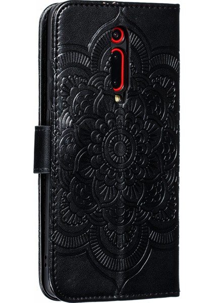 Xiaomi Redmi K20/MI 9t/redmı K20 Pro/mi 9t Pro-Black Için Mandala Çiçek Deri Cüzdan Kılıfı (Yurt Dışından) fırsatları