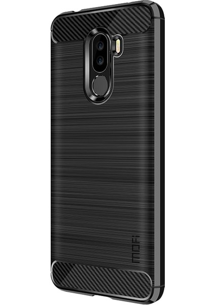 Karbon Fiber Doku Fırçalı Tpu Koruma Korusu Xiaomi Pocophone F1/poco F1 (Hindistan) -Black (Yurt Dışından) fiyatları