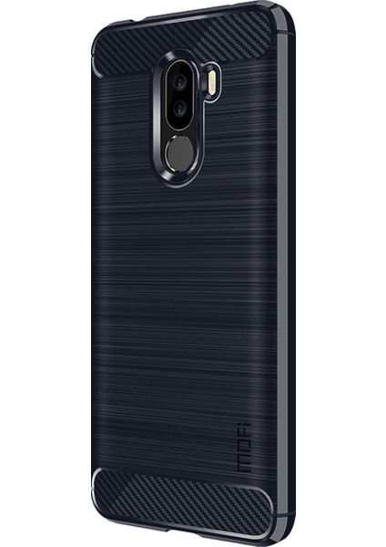Karbon Fiber Doku Fırçalı Tpu Kasa Kapak Xıaomı Pocophone F1/poco F1 (Hindistan) -Dark Mavi (Yurt Dışından) fiyatları