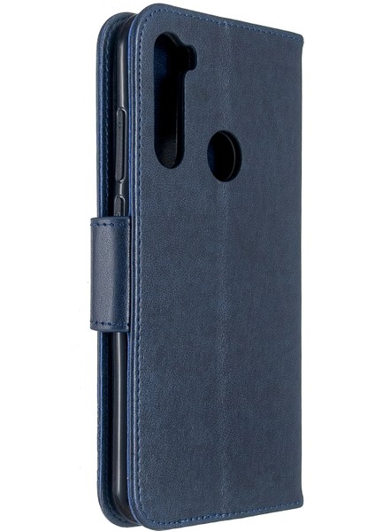 Xiaomi Redmi Için Kelebek Cüzdan Deri Stand Kılıfı Not 8t-Blue (Yurt Dışından) modelleri