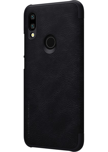 Xiaomi Redmi 7/redmi Y3-Black Için Deri Kartı Tutucu Kılıf (Yurt Dışından)