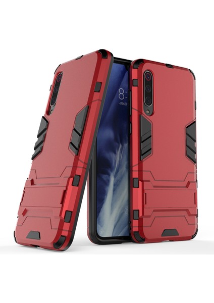 Xiaomi Mi 9 Pro-Red Için Kickstand ile Pc+Tpu Serin Kılıf (Yurt Dışından)