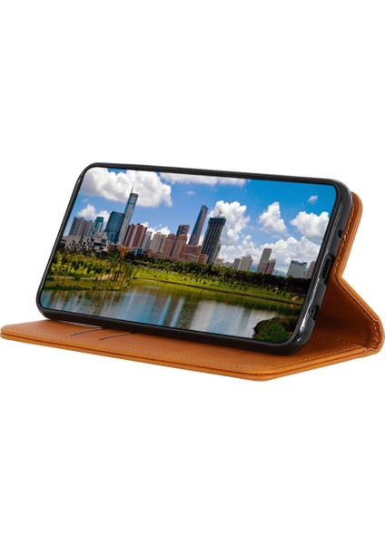 Manyetik Deri Standı Cüzdan Telefon Kabuğu Xiaomi Için Kasa 8-Kahverengi Nota (Yurt Dışından) fırsatları
