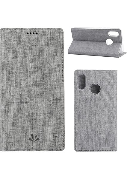 Dmx Çapraz Doku Stand Deri Kılıf Xiaomi Mi Mix Için Kart Yuvası ile 3/mix 3 5g-Gre (Yurt Dışından)
