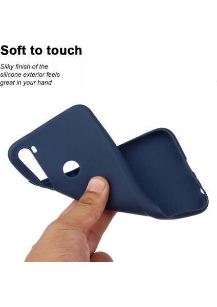 Xiaomi Redmi Için Yumuşak Buzlu Tpu Kılıfı Not 8-Dark Blue (Yurt Dışından)