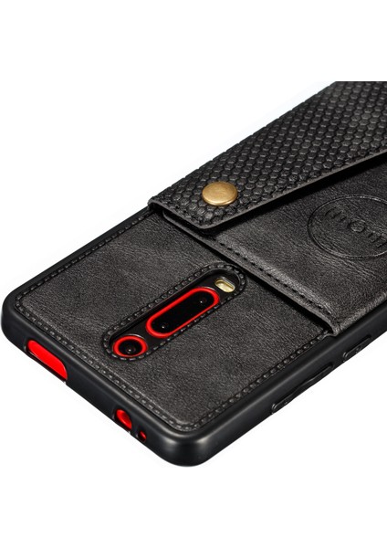 Xiaomi Redmi K20/MI 9T/K20 Pro/mi 9t Pro-Black Için Pu Deri Kaplamalı Tpu Manyetik Hücre Kılıfı (Yurt Dışından)