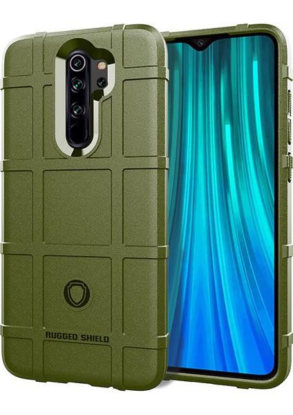 Xiaomi Redmi Için Kare Yüzey Yumuşak Tpu Hücre Kapağı Not 8 Pro-Green (Yurt Dışından)
