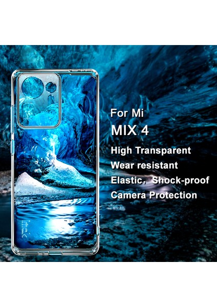 Xiaomi Mix 4 Için Tpu Şeffaf Anti-Çizik Arka Kapak 4 (Yurt Dışından)