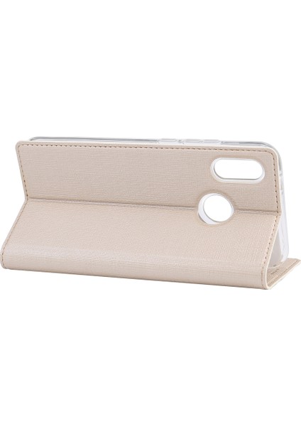 Dmx Çapraz Doku Stand Xiaomi Mi Mix Için Deri Telefon Kapağı 3/mix 3 5g-Gold (Yurt Dışından)