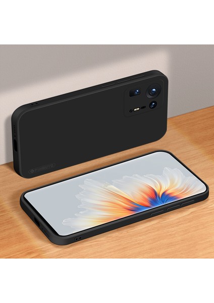 Yumuşak Silikon Hafif Fiber Akıllı Astar Kesik Kesimleri Şok Geçirmez Koruyucu Telefon Kılıfı Xiaomi Mix 4-Black (Yurt Dışından)