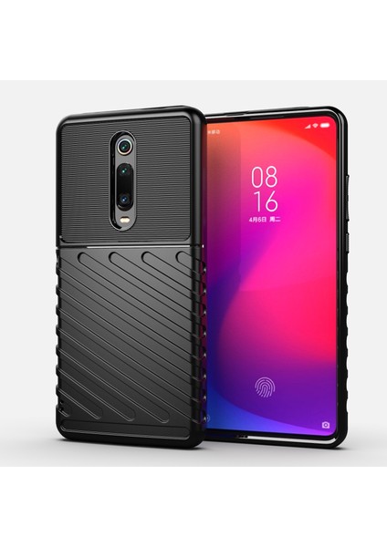 Xiaomi Redmi K20/MI 9T/K20 Pro/mi 9t Pro-Black Için Twill Doku Yumuşak Tpu Telefon Kapağı (Yurt Dışından)